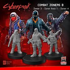 Cyberpunk Red Miniatures Combat Zoners B