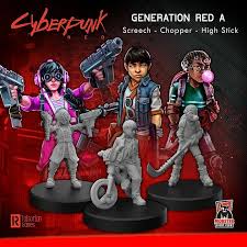 Cyberpunk Red Miniatures Generation Red A