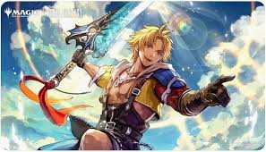 Ultra PRO - Final Fantasy x Universes Beyond Tidus (Commander) Playmat for Magic: The Gathering | Card Game Playmat, Final Fantasy Collectibles, Desk Mat Mousepad