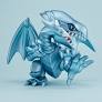 YGO MEGATOON BLUE EYES WHITE DRAGON