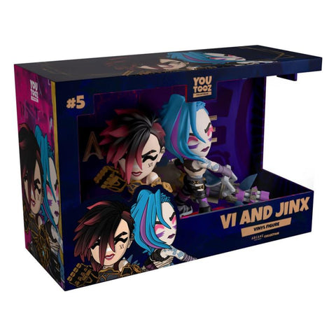 Arcane: League of Legends VI and Jinx Vinyl Figure #5 2-Pack