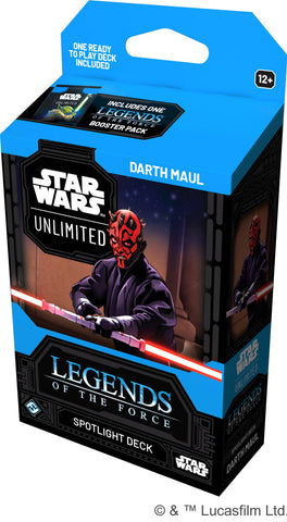 Star Wars Unlimited TCG: Legends of the Force Deck - Darth Maul