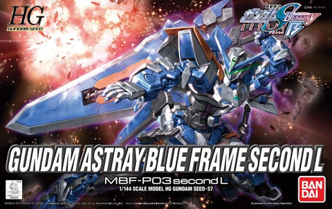 Bandai HG #57 1/144 Gundam Astray Blue Frame Second L 'Gundam SEED Astray'