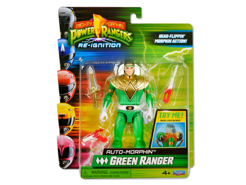 Mighty Morphin Power Rangers: Re-Ignition Auto Morphin Green Ranger Action Figure