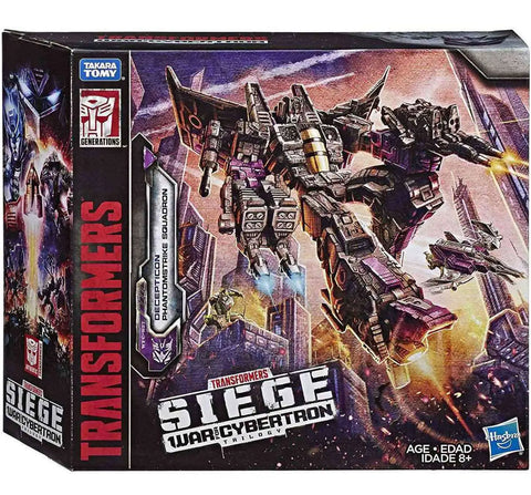 Transformers Generations War for Cybertron Siege Voyager WFC-S27 Decepticon Phantomstrike Squadron 4-Pack