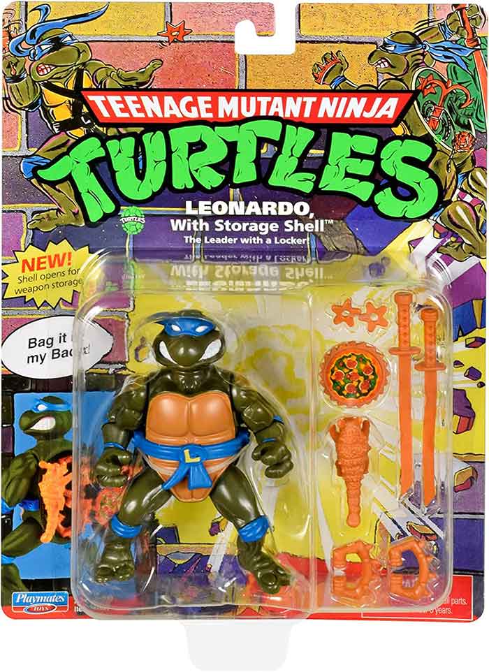 Teenage Mutant Ninja Turtles Original Classic Storage Shell Basic Action Leonardo