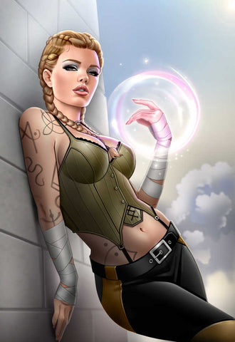 Grimm Spotlight Gretel Bloody Mary One Shot Cover C Garvey