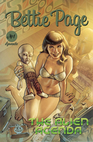 Bettie Page Alien Agenda #1 Cover C Roux