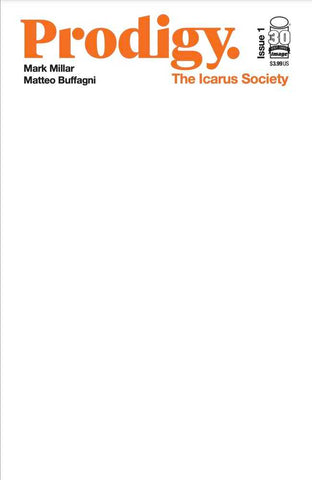 Prodigy Icarus Society #1 (Of 5) Cover D Blank Sketch Cover (Mature)