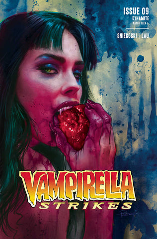 Vampirella Strikes #9 Cover M Foc Parrillo Ultraviolet