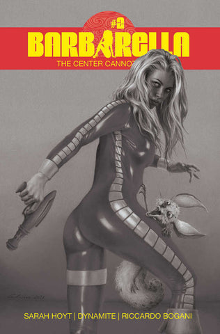 Barbarella The Center Cannot Hold #2 Cover N Foc 7 Copy Celina Black & White