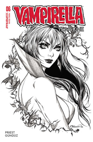 Vampirella Year One #6 Cover U 7 Copy Foc Variant Edition Turner Line Art