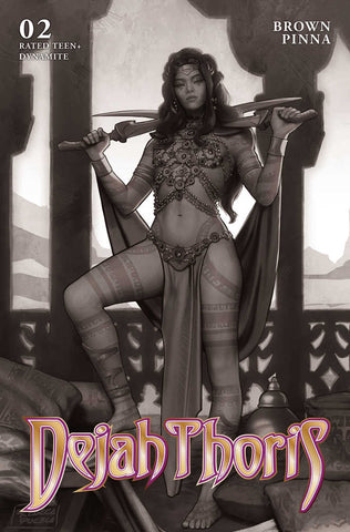 Dejah Thoris (2023) #2 Cover O 7 Copy Foc Variant Edition Puebla Black & White