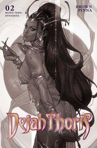 Dejah Thoris (2023) #2 Cover Q 7 Copy Foc Variant Edition Sway Black & White