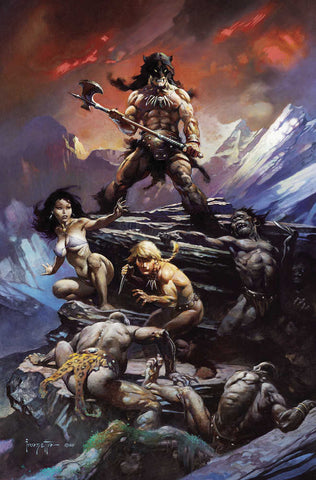 Fire And Ice #1 Cover R 50 Copy Variant Edition Frazetta Movie Poster Art