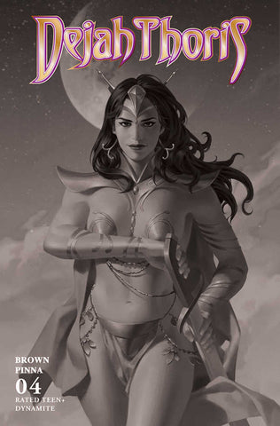 Dejah Thoris (2023) #4 Cover P 7 Copy Foc Variant Edition Yoon Black & White