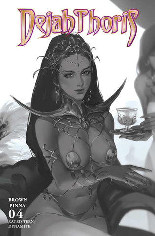 Dejah Thoris (2023) #4 Cover R 7 Copy Foc Variant Edition Leirix Black & White