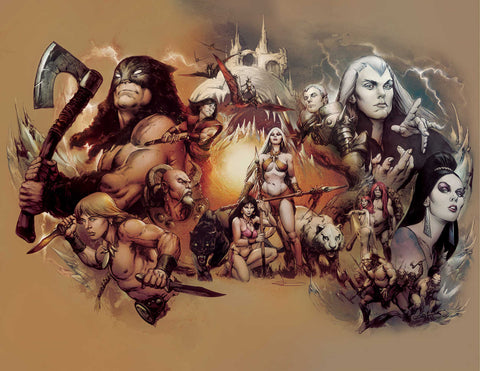 Fire And Ice #1 Cover Z 10 Copy Foc Variant Edition Manco Wrap Virgin