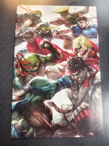 Teenage Mutant Ninja Turtles Vs Street Fighter #1 Ivan Tao Virgin Variant