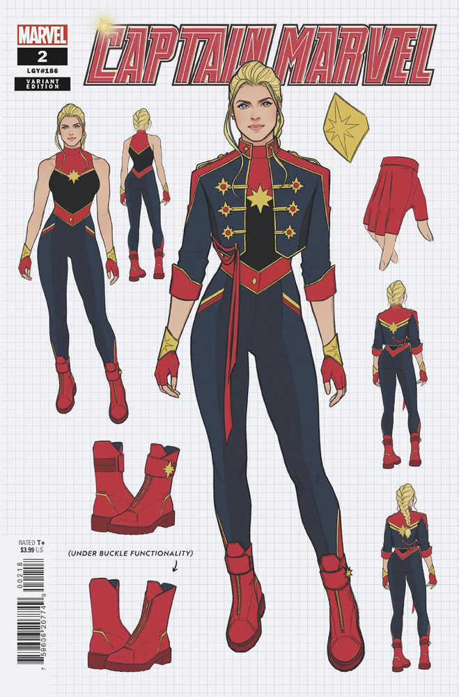 Captain Marvel 2 Jen Bartel Design 1:10 Variant