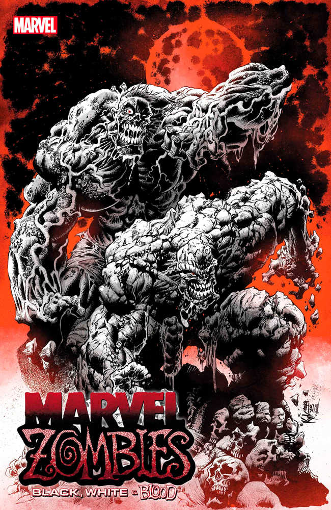 Marvel Zombies Black White Blood