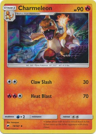 Charmeleon (19/147) (Premium Collection Promo) [Sun & Moon: Burning Shadows]