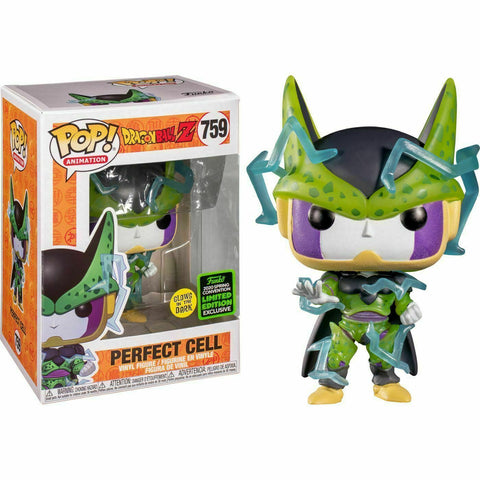 Funko Pop! Animation: Dragon Ball Z-Perfect Cell 759 Glow in the Dark Exclusive