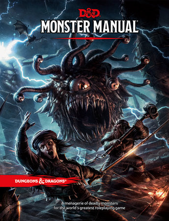 D&D Role Playing Game 5E Monster Manual Hardcover