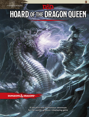 D&D Role Playing Game 5E Hoard of the Dragon Queen Hardcover