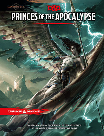 D&D Role Playing Game 5E Princes of the Apocalypse Hardcover