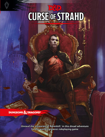 D&D Role Playing Game 5E Curse of Strahd Hardcover
