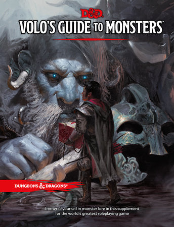 D&D Role Playing Game 5E Volo's Guide to Monsters Hardcover