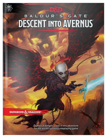 D&D Role Playing Game 5E Baldur's Gate Descent Into Avernus Hardcover