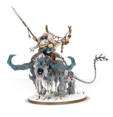 Beastclaw Raiders Frostlord on Stonehorn