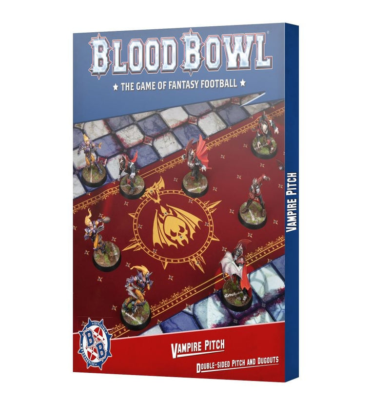 Blood Bowl: Vampire Team Double-sided Pitch and Dugouts Set
