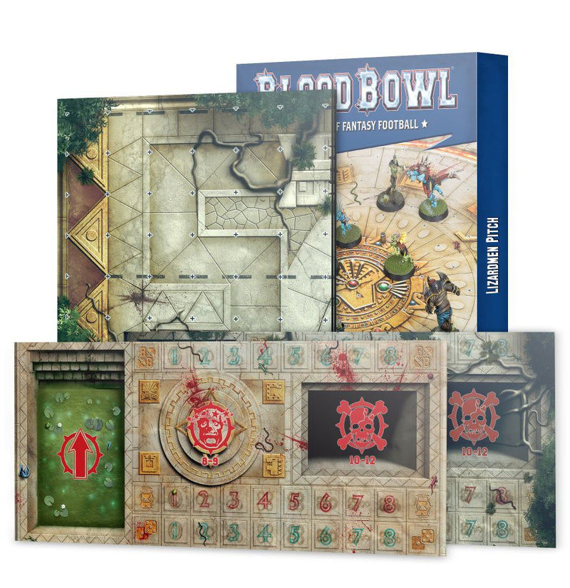 BLOOD BOWL: LIZARDMEN PITCH & DUGOUTS