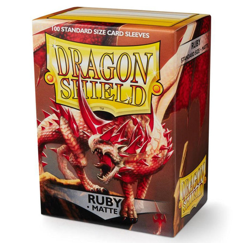 Dragon Shield 100ct Box Deck Protector Matte Ruby