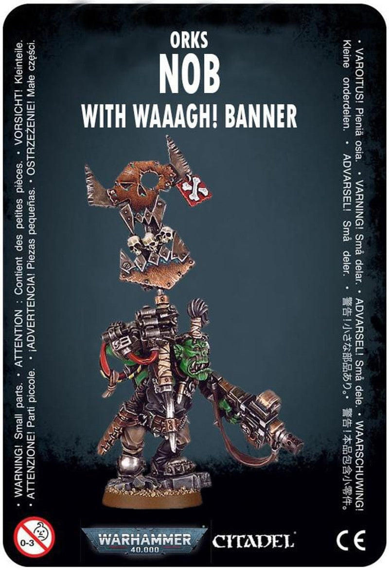 Ork Nob With Waaagh Banner