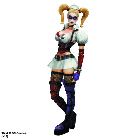 Batman Arkham Asylum Play Arts Kai Harley Quinn Af (C: 1-1-4