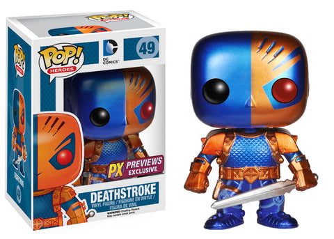 Pop Heroes Deathstroke Px Vinyl Fig Metallic (C: 1-1-1)