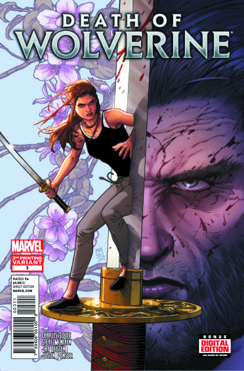 Death of Wolverine #3 (of 4) 2Nd Ptg Mcniven Variant (Pp #1150)