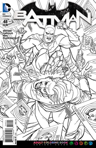Batman #48 Adult Coloring Book Variant Ed