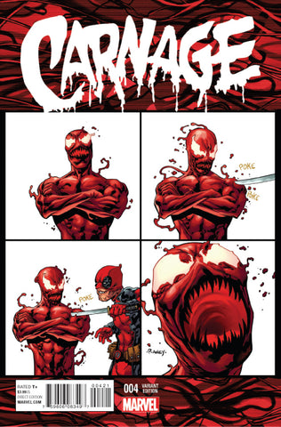 Carnage #4 Deadpool Var