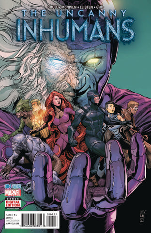 Uncanny Inhumans #4 Mcniven 2Nd Ptg Var