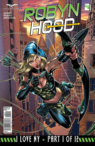 Gft Robyn Hood I Love Ny #1 (of 12) B Cvr Riveiro