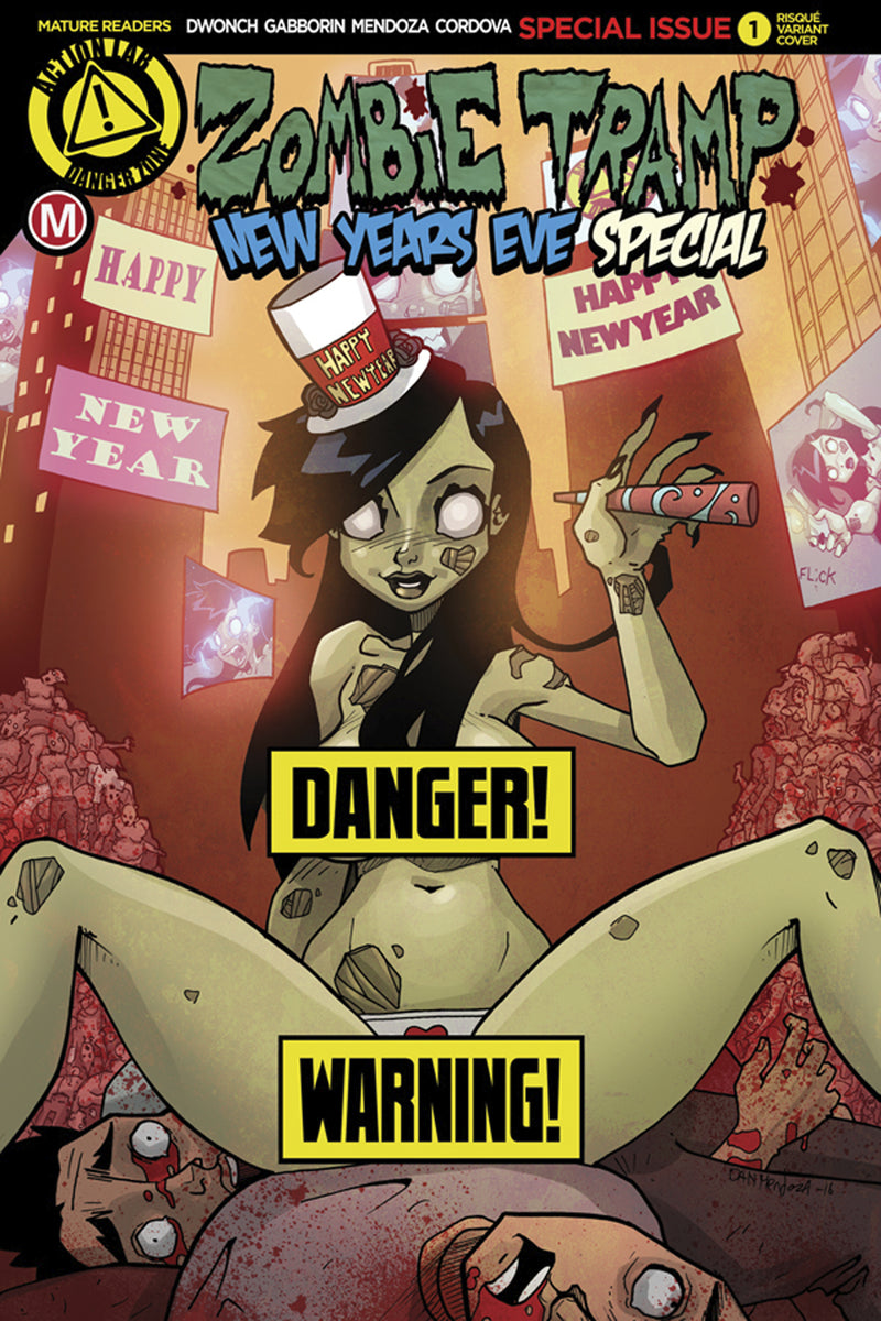 Zombie Tramp New Years Eve 2016 Cvr B Mendoza Risque