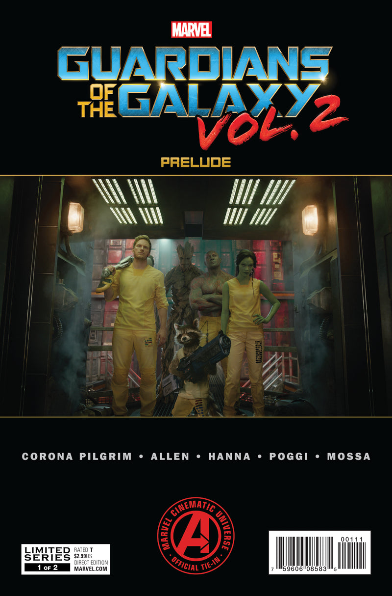 Marvel Guardians of Galaxy Vol 2 Prelude