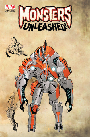 Monsters Unleashed #4 (of 5) Larocca Monster Var