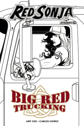 Red Sonja #9 Cvr G 20 Copy Mckone B&W Incv (Net)