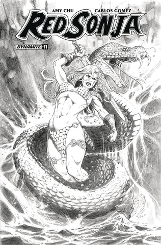 Red Sonja #11 Cvr G 20 Copy Duursema B&W Incv (Net)